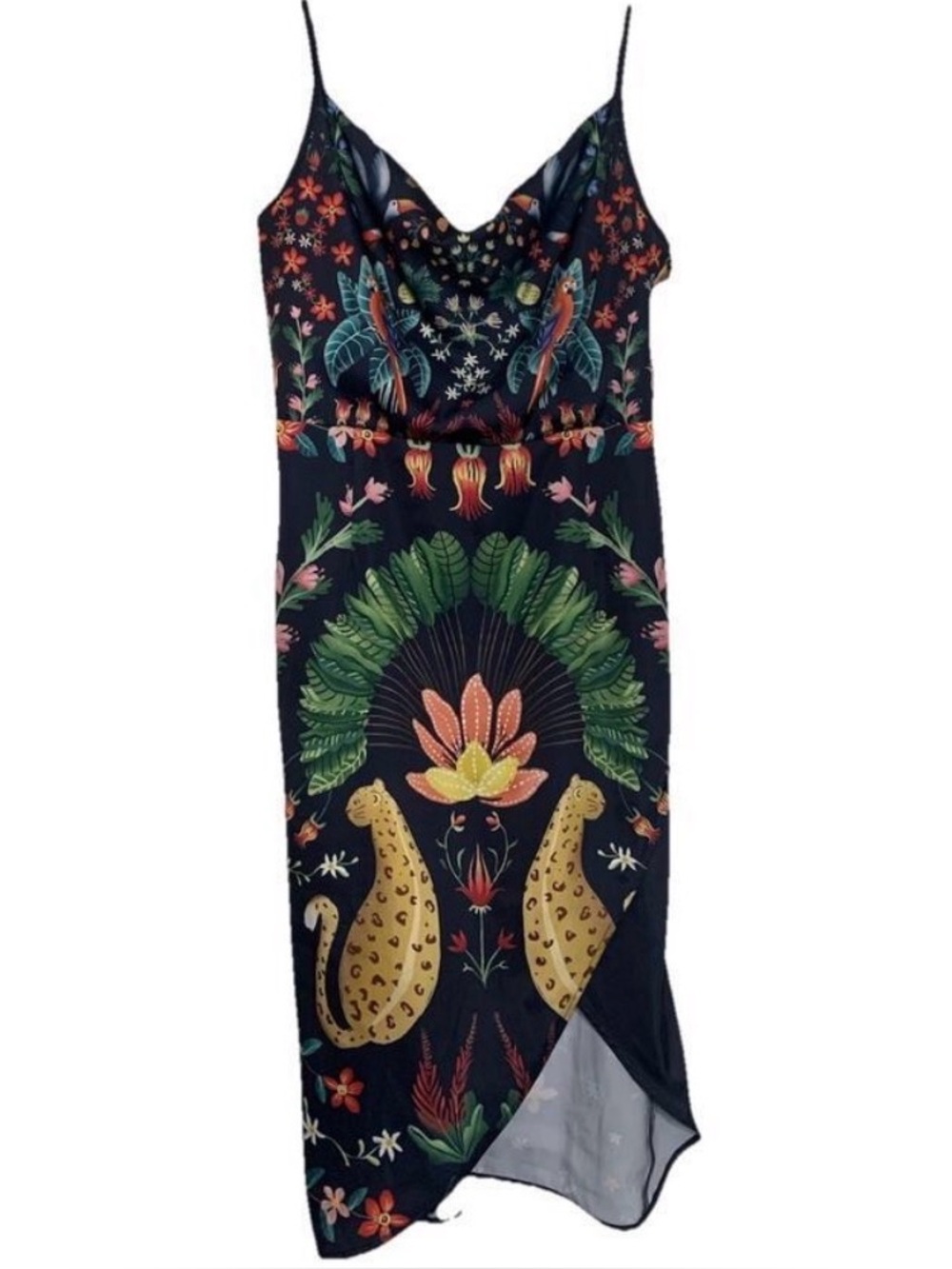 Runs Sm Cheetah & Toucan Tropical 🏝️ Paradise Dress by Averie